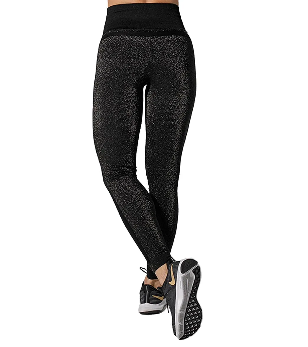 925Fit Gold Digger Reversible Yoga Leggings