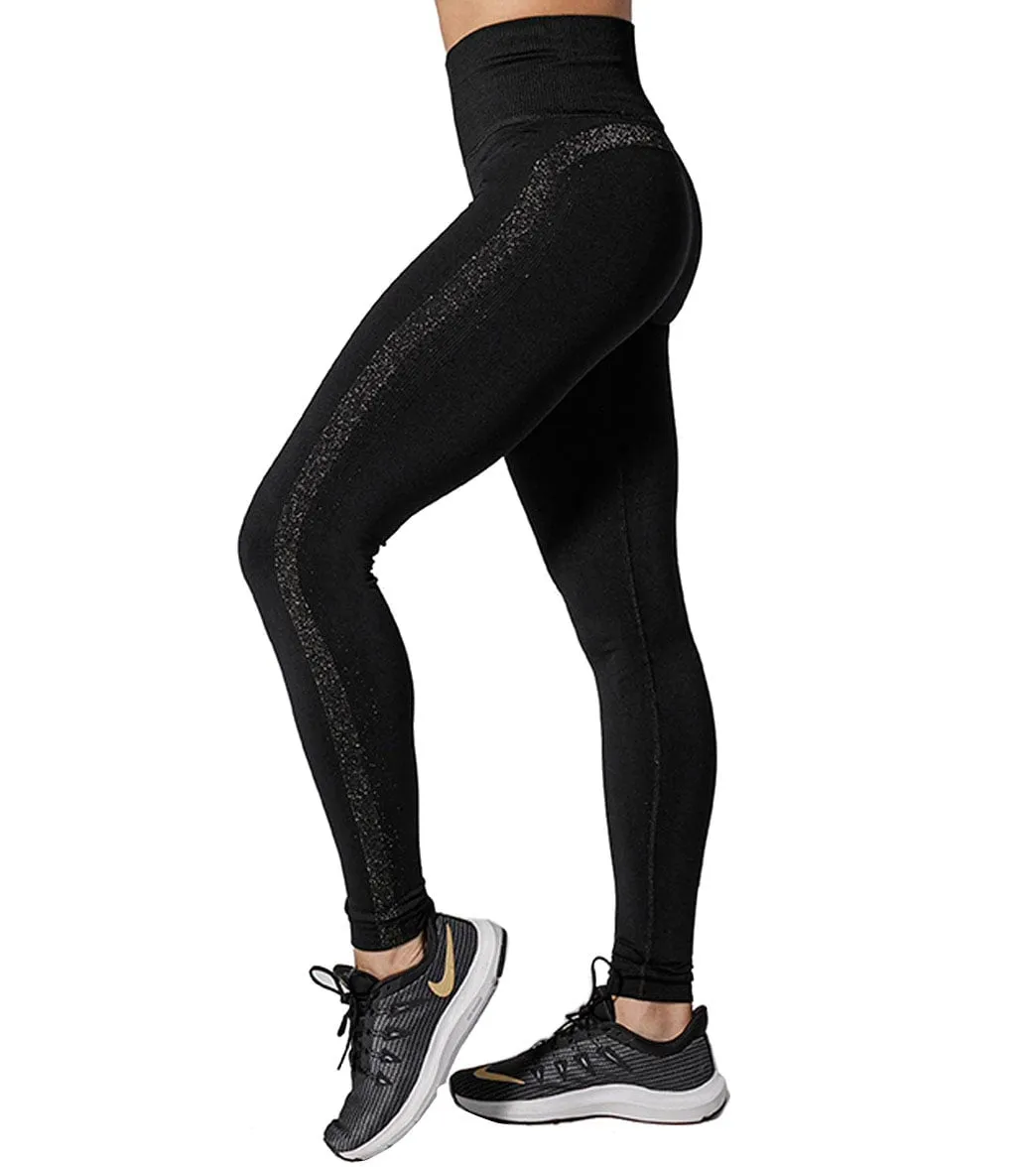925Fit Gold Digger Reversible Yoga Leggings