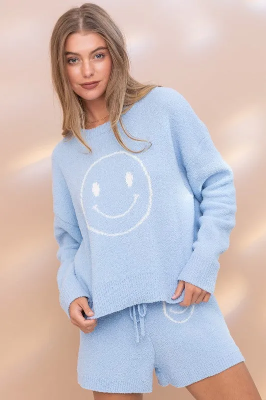 BLUE B Cozy Soft Top with Shorts Set