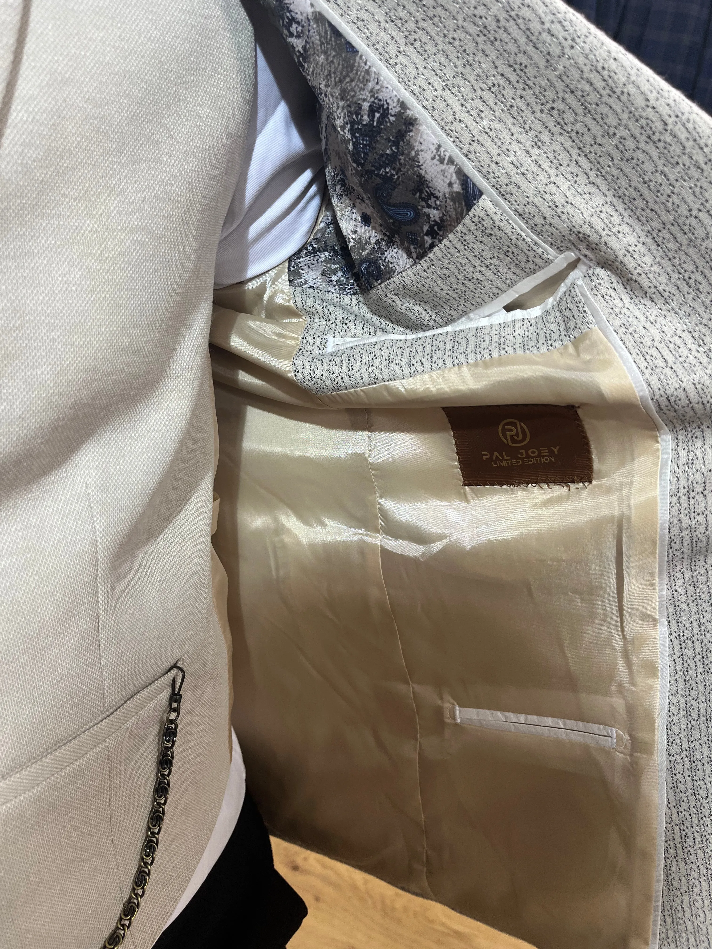Caruso - Beige 3 Piece Suit