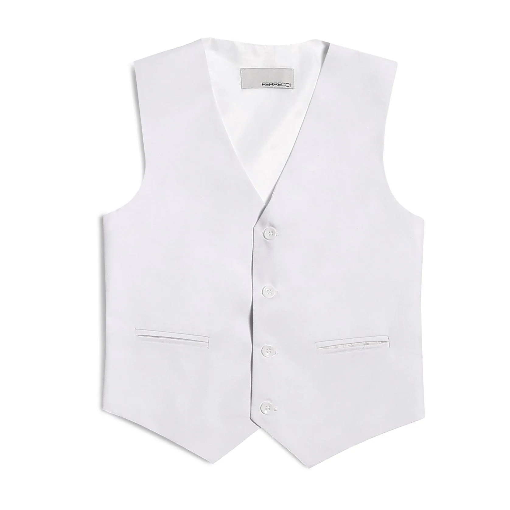 Ferrecci Boys JAX JR 5pc Suit Set White