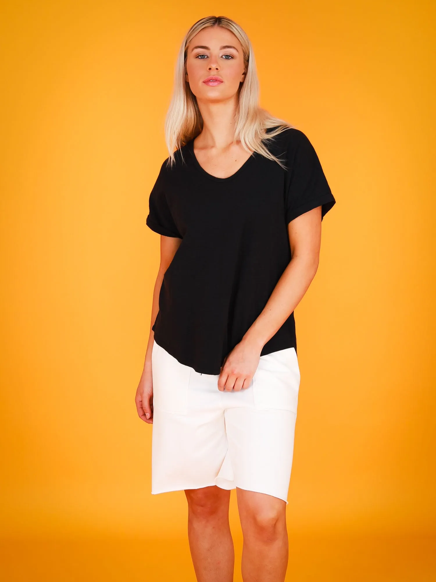 Milan Cuff Sleeve T Shirt