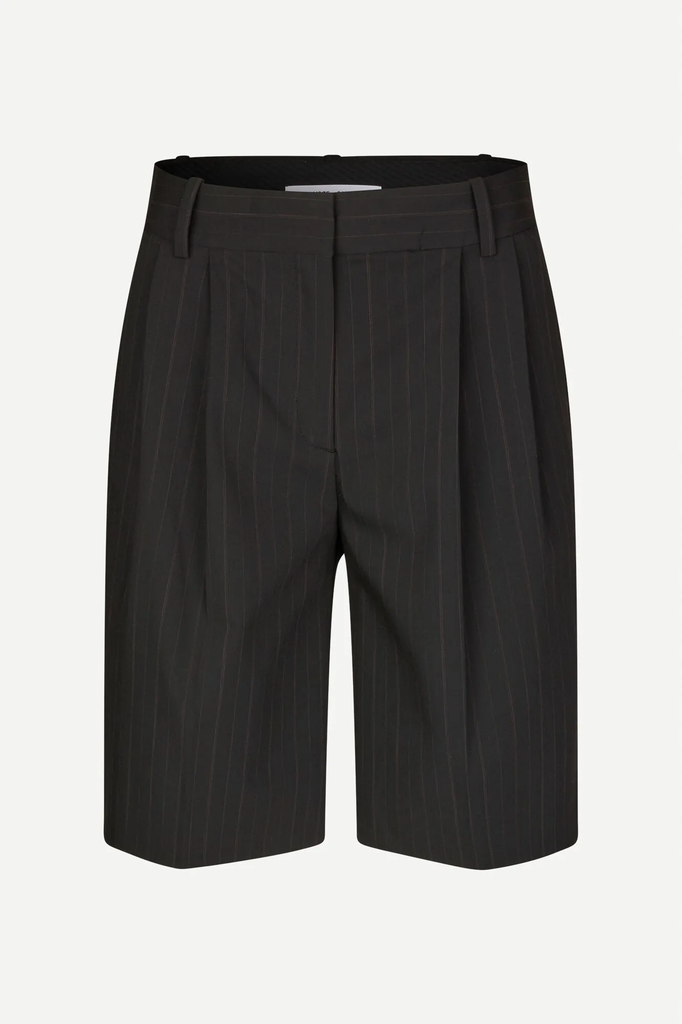 Samsoe Samsoe - Sahaveny Shorts: Black Pinstripe