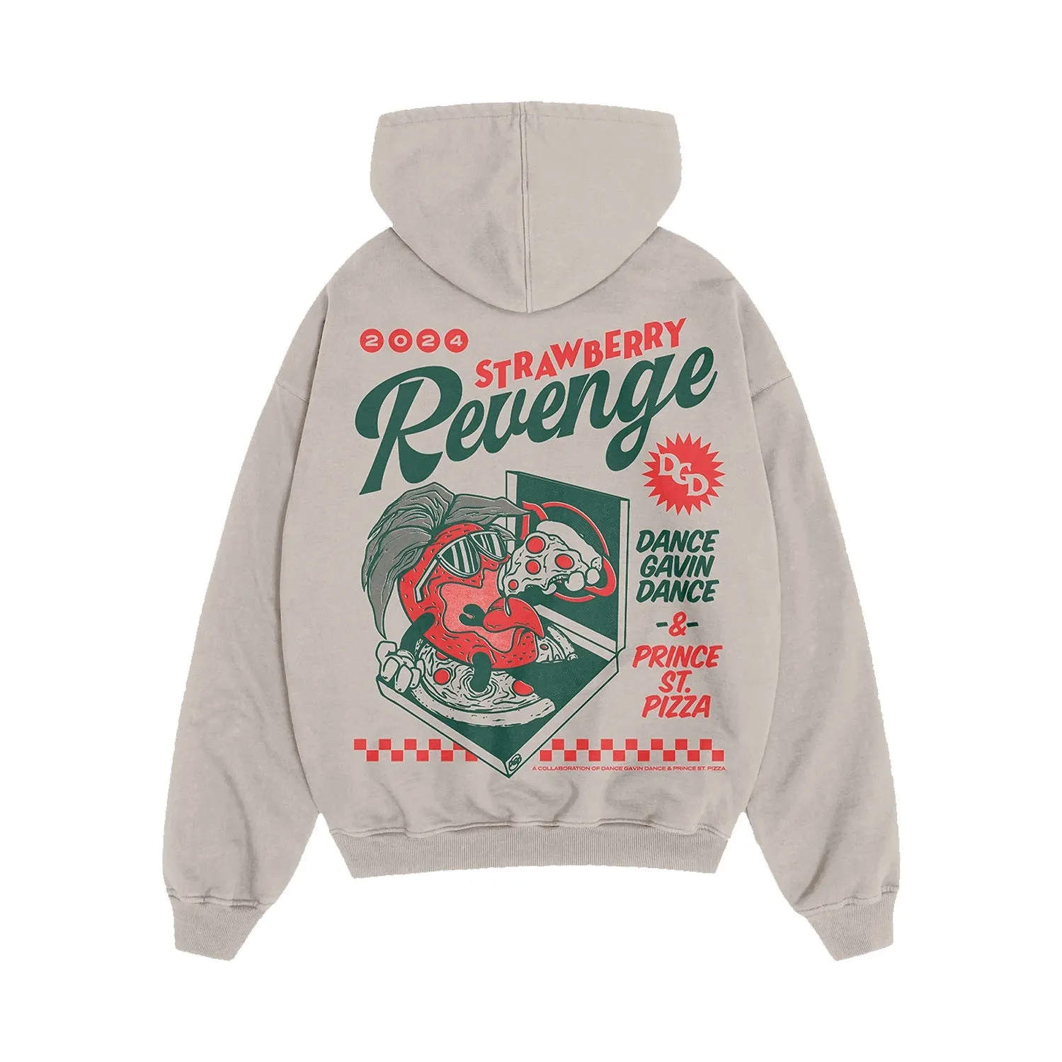 Strawberry Revenge - Cement Pullover   Hot Sauce