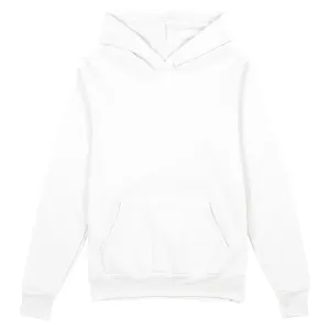 Unisex Plain Hoodie, White